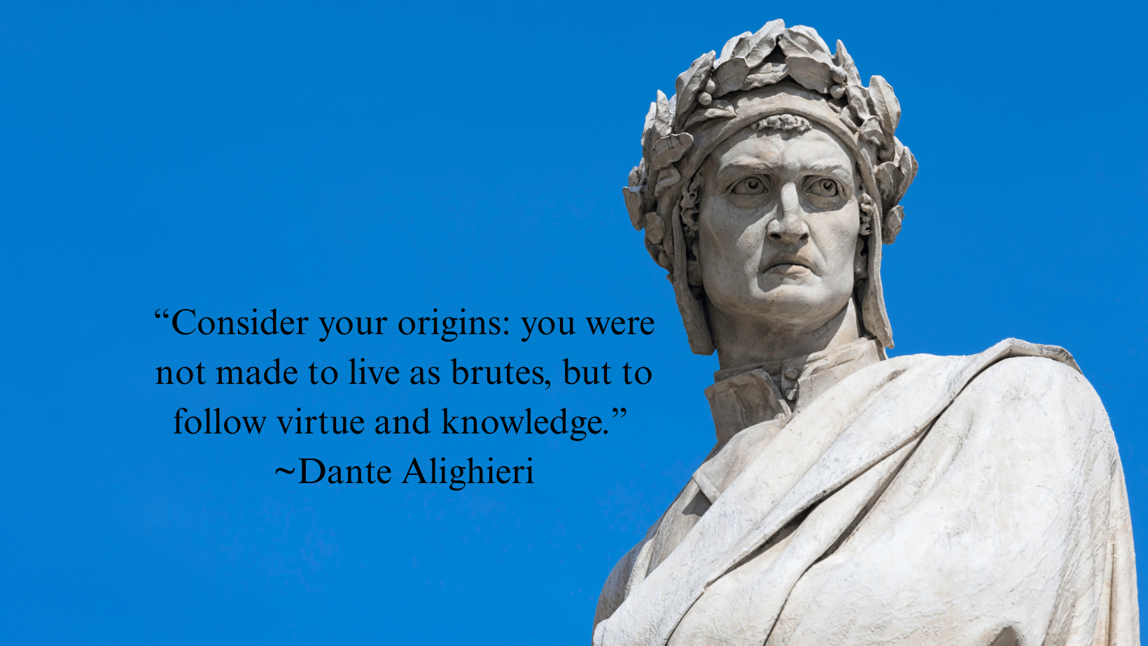 Student learning in a classical classroom, symbolizing the pursuit of virtue and knowledge over personal preference.