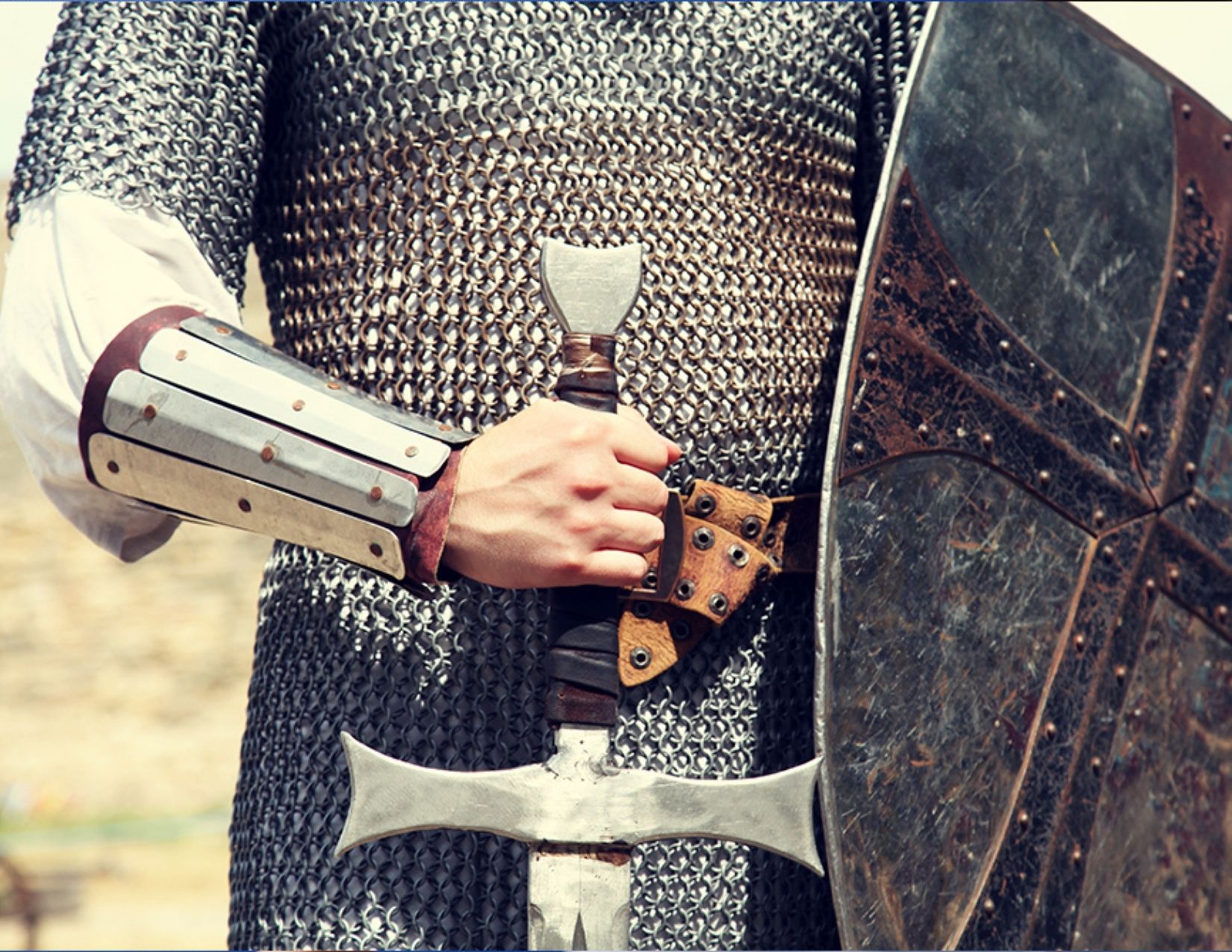 Knight symbolizing honor and virtue at a classical school.