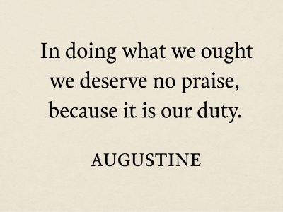 Duty and Service: Why True Service Needs No Reward